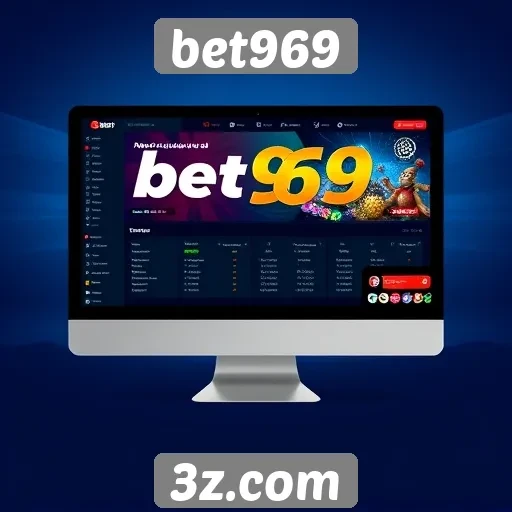 Facilidade de navegação e design do site bet969